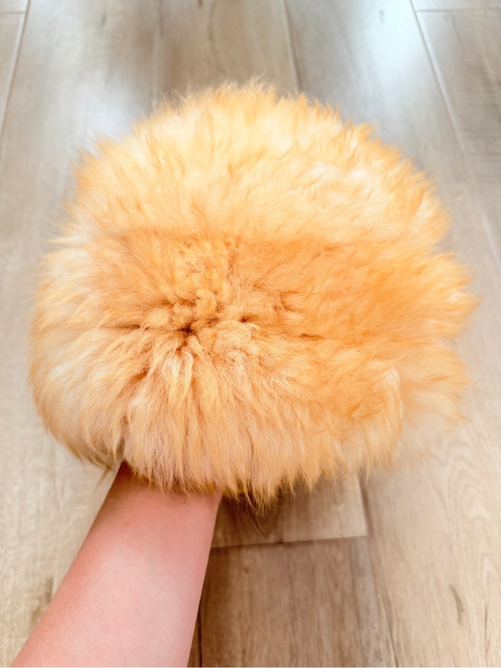 Vintage 70’s Genuine Tuscan Lamb Skin Fur Hat Headband‎ Beanie Made In Italy